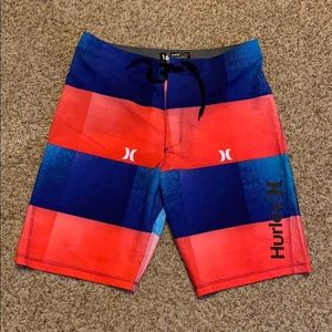 Hurley phantom red/blue board short 🏖